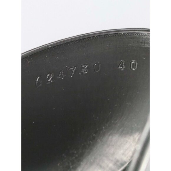 Gucci Logo Embossed Mid-heel Rubber Sandals Black 624730 EU40 - Picture 9 of 11